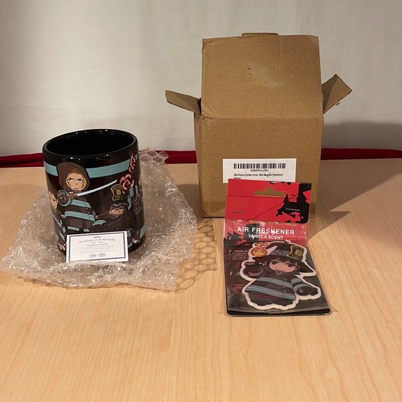 Fire Force Ceramic Coffee Mug/Vanilla Air Fresher. - Picture 2 of 8